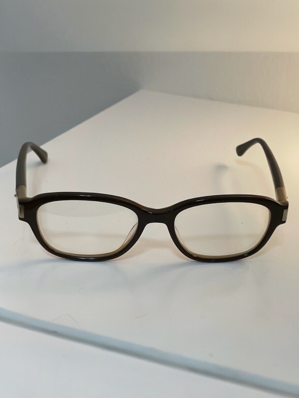 Chloe Vintage Classic Brown Rectangular Glasses